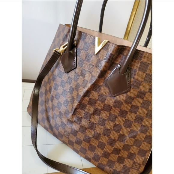 Auth Louis Vuitton Kensington Damier Ebene Bag - Picture 4 of 12